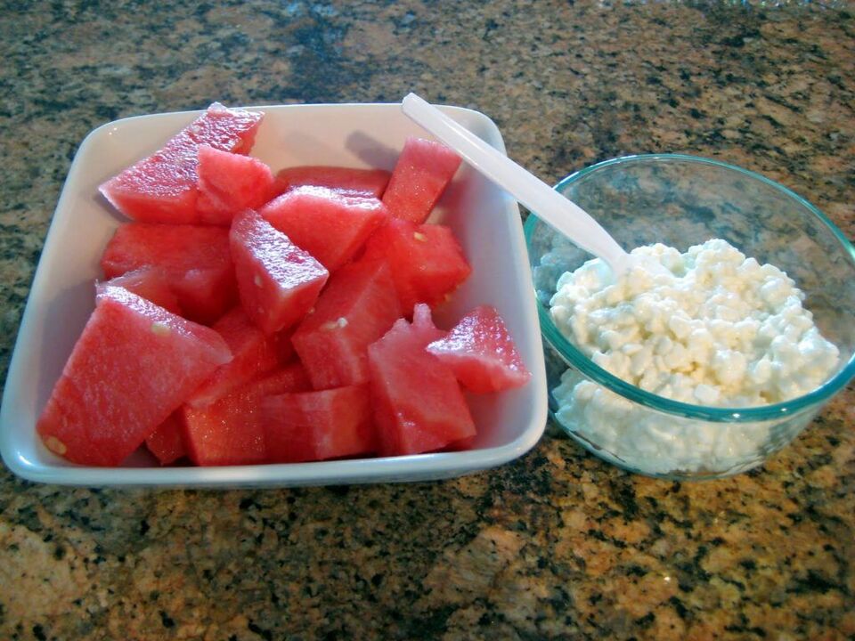 Watermelon diet menu is 3 days